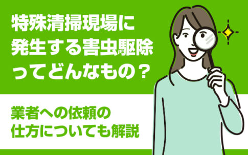 特殊清掃現場に発生する害虫駆除ってどんなもの？業者への依頼の仕方についても解説