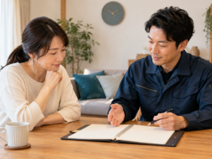 引っ越し前の清掃計画相談のイメージ
