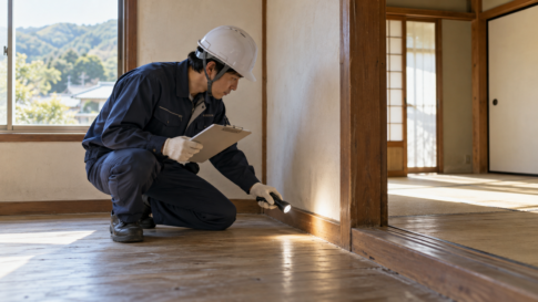 解体前の室内調査のイメージ