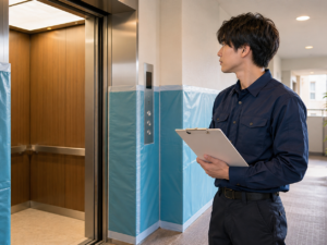 マンション清掃のエレベーター計画のイメージ