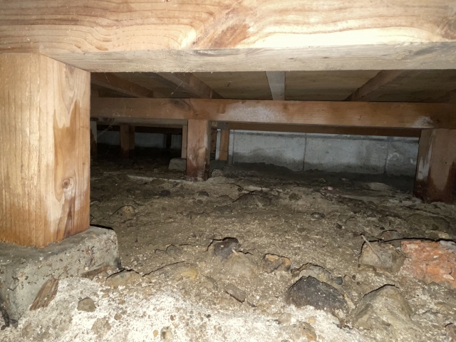 床下浸水の影響と消毒の必要性